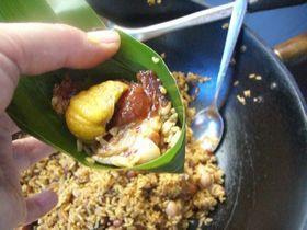 香菇板栗鲜肉粽的做法步骤8