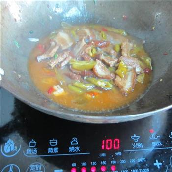 酸辣椒烧东坡肉的做法步骤6