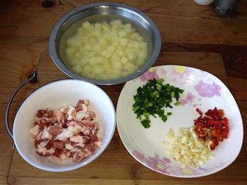 酱香土豆肉丁焖饭的做法图解1