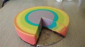 彩虹冻芝士蛋糕的做法图解10