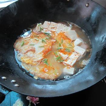 荷包蛋煮豆腐的做法步骤9