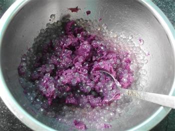 焗烤紫薯西米的做法步骤7