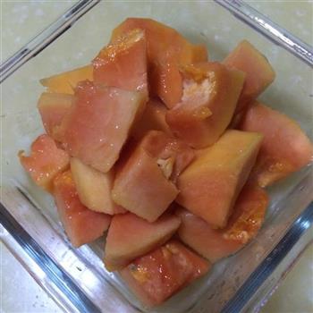 木瓜酸奶沙拉的做法步骤2