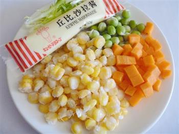 玉米蔬菜沙拉的做法步骤1
