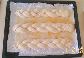 清新柠檬辫子面包的做法步骤9