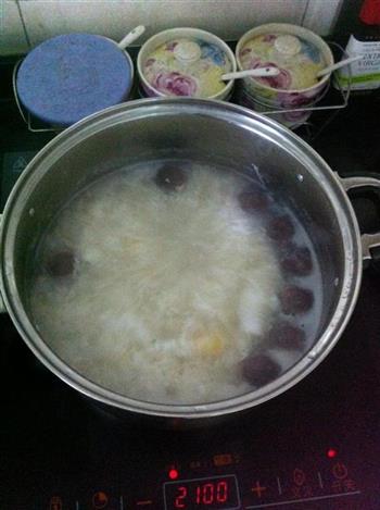 鸡蛋米酒黑芝麻汤圆的做法步骤7