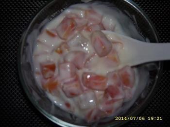 油桃芦荟酸奶的做法步骤10