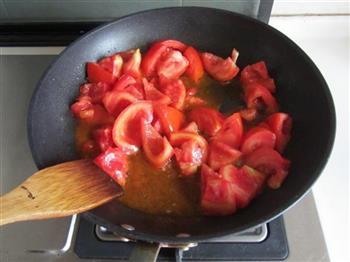 番茄鲟鱼片的做法步骤4