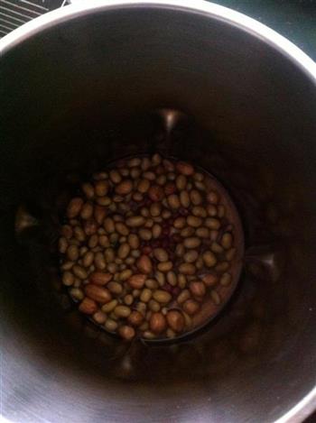 红豆花生豆浆的做法步骤4