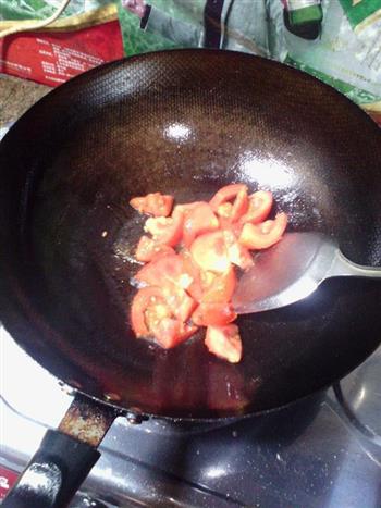 番茄丝瓜鸡蛋汤的做法步骤3