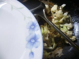 里脊肉梅干菜炒花菜的做法步骤6