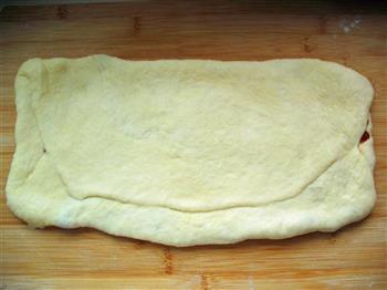 红豆沙辫子面包的做法步骤11