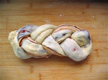 红豆沙辫子面包的做法图解14