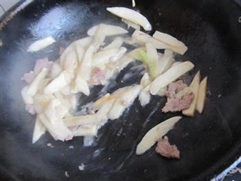 茭白炒肉片的做法步骤8