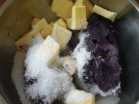 紫薯椰蓉面包的做法步骤1