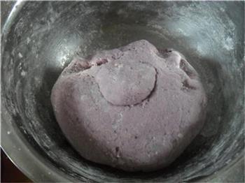 紫薯豆渣饼的做法步骤2