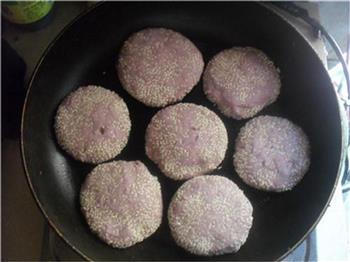 紫薯豆渣饼的做法图解7