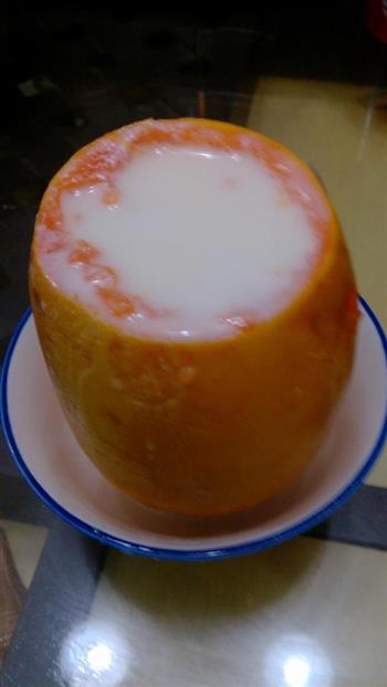 木瓜牛奶冻的做法步骤3
