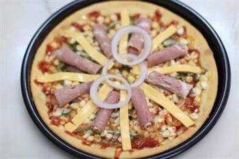 蔬菜培根披萨的做法图解11
