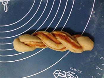 南瓜扭纹面包的做法图解14