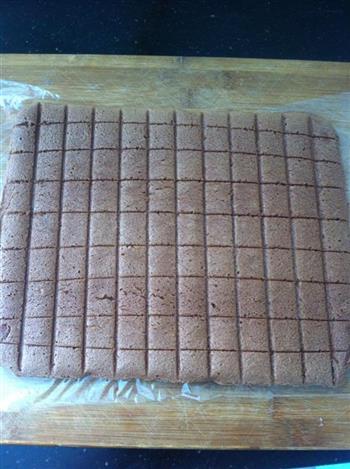 波点巧克力蛋糕卷的做法步骤24