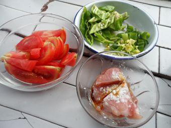 西红柿尖椒土豆片的做法图解2