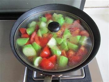 番茄丝瓜炒蛋的做法步骤7