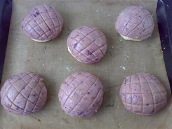 紫薯菠萝包的做法图解14