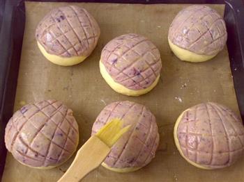 紫薯菠萝包的做法图解15