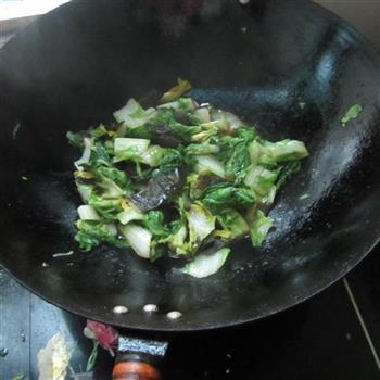 海带炒白菜的做法步骤7