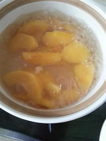 冰糖黄桃罐头的做法步骤4