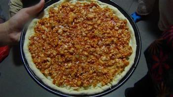 香菇鸡肉披萨的做法图解12