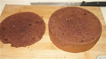 杏仁巧克力海绵蛋糕的做法步骤20