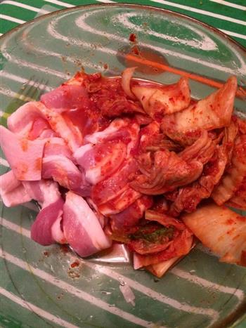 韩式烤辣白菜五花肉的做法图解2