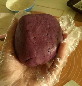 紫薯五仁月饼的做法步骤2
