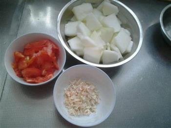 冬瓜西红柿汤的做法步骤1