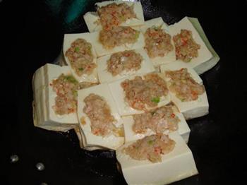 虾肉酿豆腐的做法步骤5