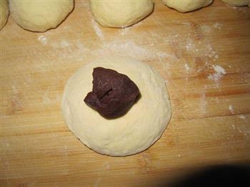 环形豆沙面包的做法步骤6