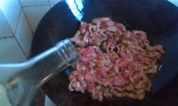 韭苔炒牛肉的做法步骤5