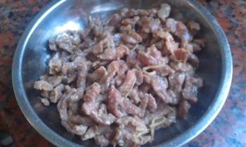 韭苔炒牛肉的做法步骤6
