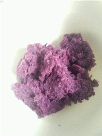 紫薯花馒头的做法步骤3