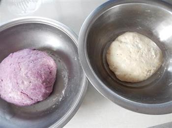 紫薯花朵馒头的做法步骤8