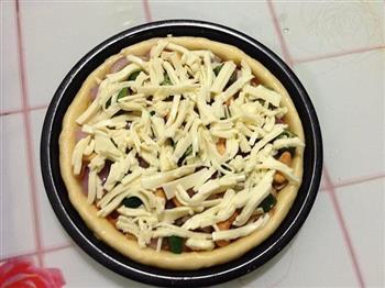 培根松茸披萨的做法图解14