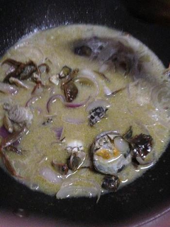 泰式咖喱蟹的做法步骤11