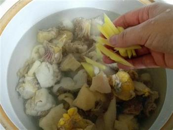 白玉菇炖老母鸡汤的做法步骤6