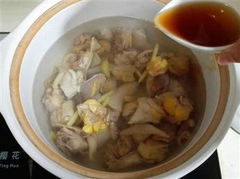 白玉菇炖老母鸡汤的做法步骤7