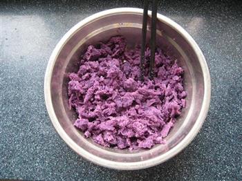 奶香紫薯冰皮月饼的做法图解8