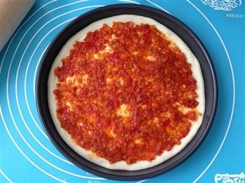 铁盘Pepperoni披萨的做法步骤4