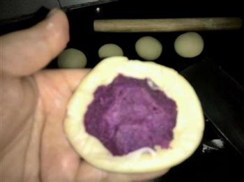 紫薯馅月饼的做法步骤17