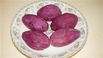 紫薯玫瑰馅的做法步骤1